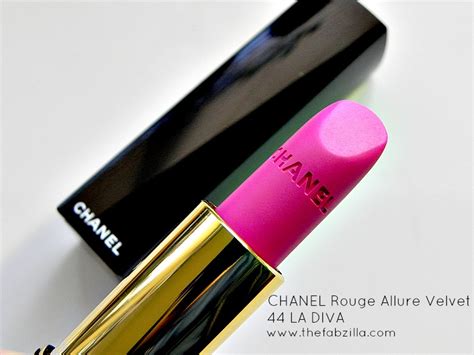 chanel lipstick 44 la diva|CHANEL Allure Rouge 44 Velvet La Diva: Review, Swatch, FOTD.